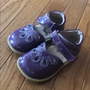 Purple petal Mary Janes